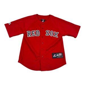 Boston Red Sox Jersey Youth Small Red MLB Baseball Jacoby Ellsbury 46 Majestic